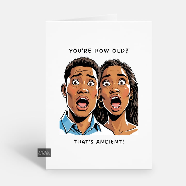 Unique Funny Birthday Card For Him Or Her 