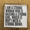 Strong Girls Fridge Magnet