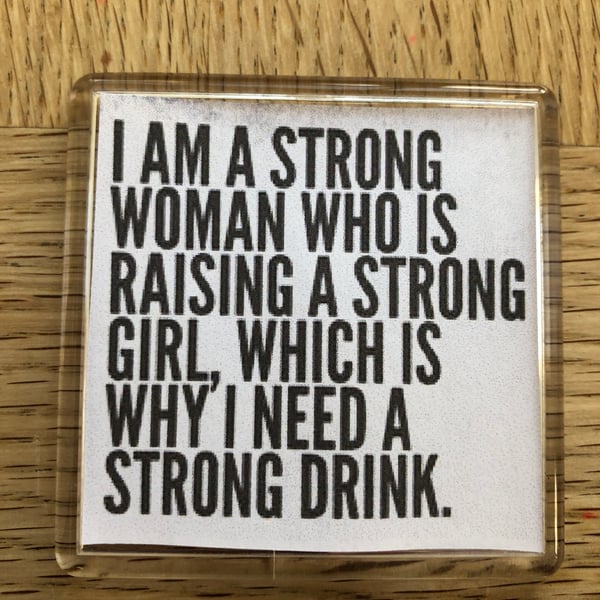 Strong Girls Fridge Magnet