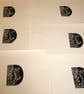 Running Rabbit wood engraved print by Valerie Greeley - Image 4