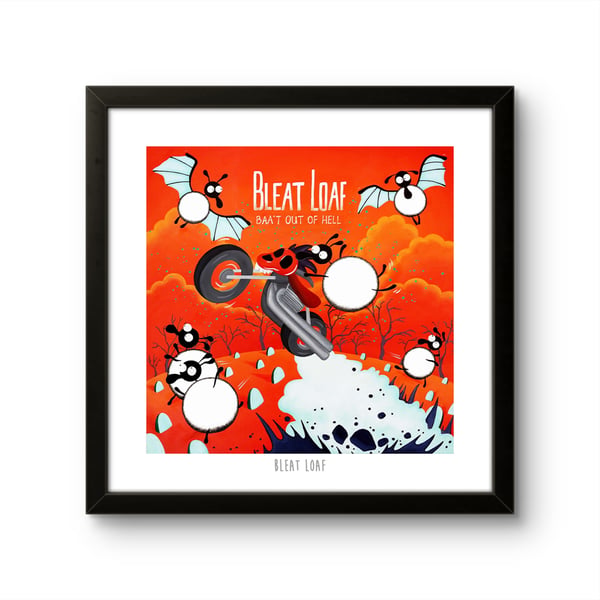 Bleat Loaf - 10" print