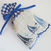 Blue Gingham Yacht Lavender Sachet