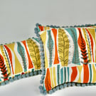 Mid Century Original Fabric Cushions - remade
