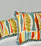 Mid Century Original Fabric Cushions - remade