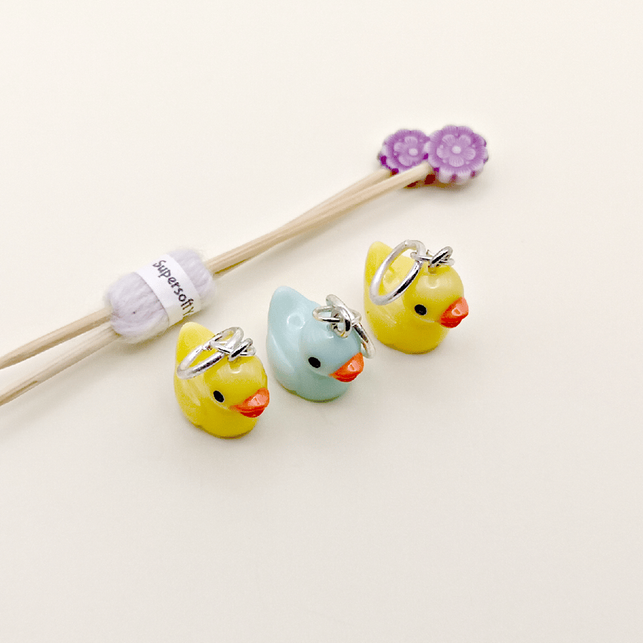 Set of 3 Duck Stitch Markers