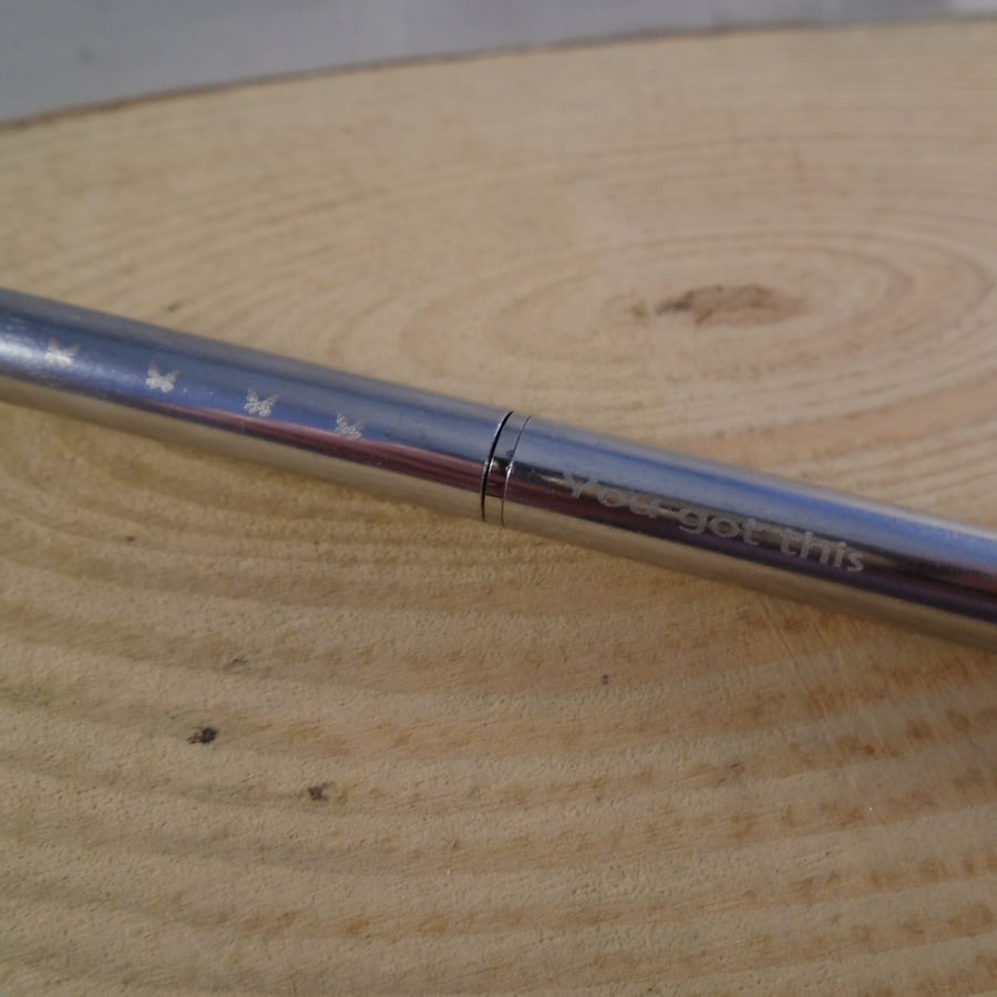 Personalised Engraved Stainless Steel Pen
