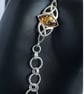 Cognac Amber Chainmaille Bracelet - Image 8