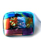 Patchwork  Brooch 111 Dichroic Fused Glass Handmade  - Image 5