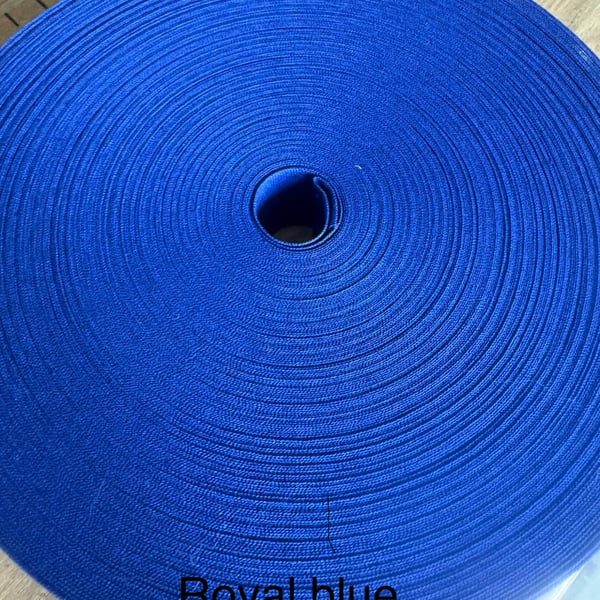 5 meters 1" (25mm) royal blue cotton bias binding 