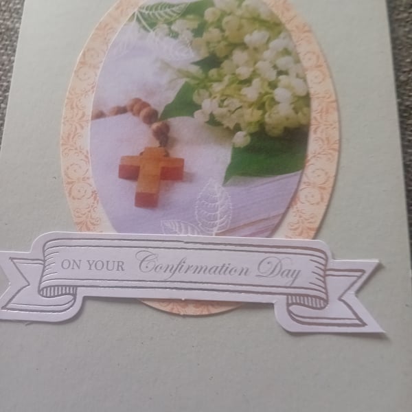 Confirmation Day Handmade Card 
