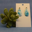 Marbled Drop Earrings