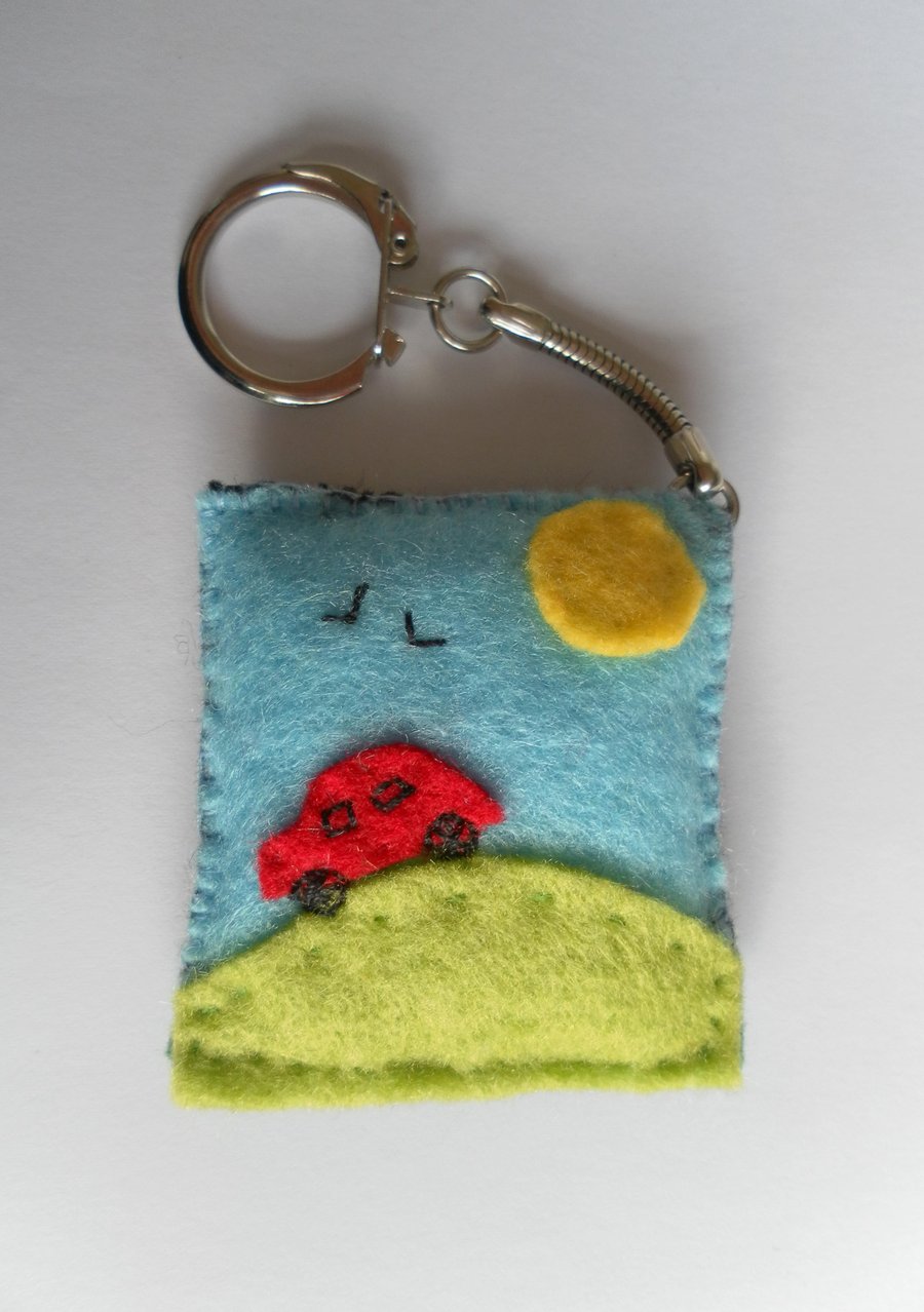 Felt Keyring, Charm