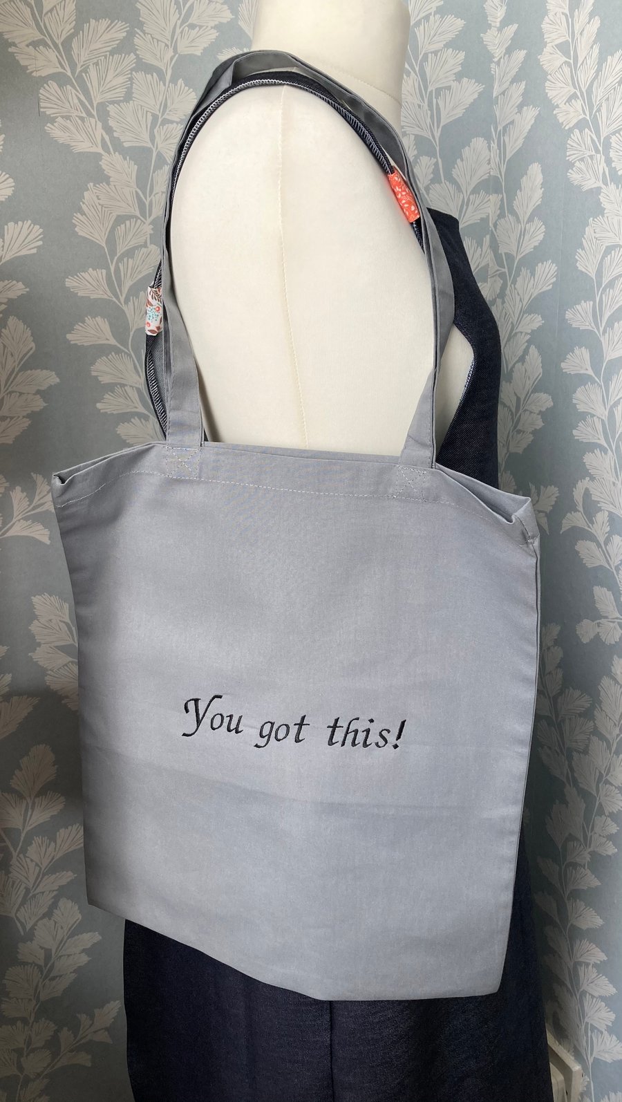 Tote bag embroidered - You got this!