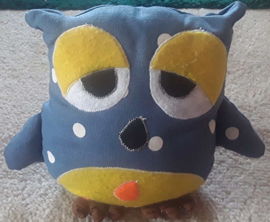 Homemade Owl Doorstop (3)