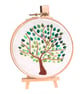 Embroidery hoop tree design