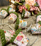 Upcycled Mini Lampshade Fairy Lights - Liberty - Wildflowers - Image 3