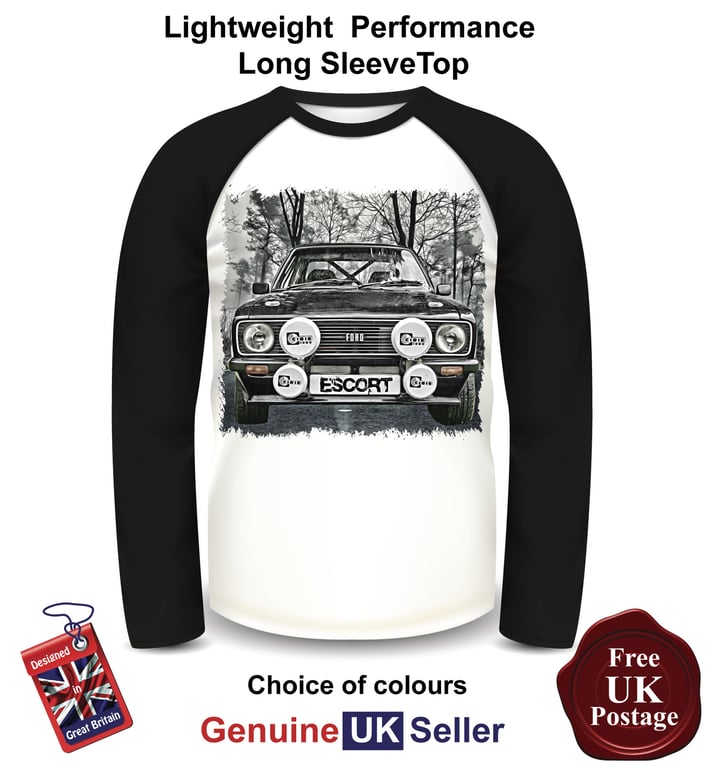 MK2 Escort, Escort Mens Long Sleeve Top, MK2 Escort Mens T Shirt