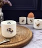 bone china bee eggcups  - Image 4