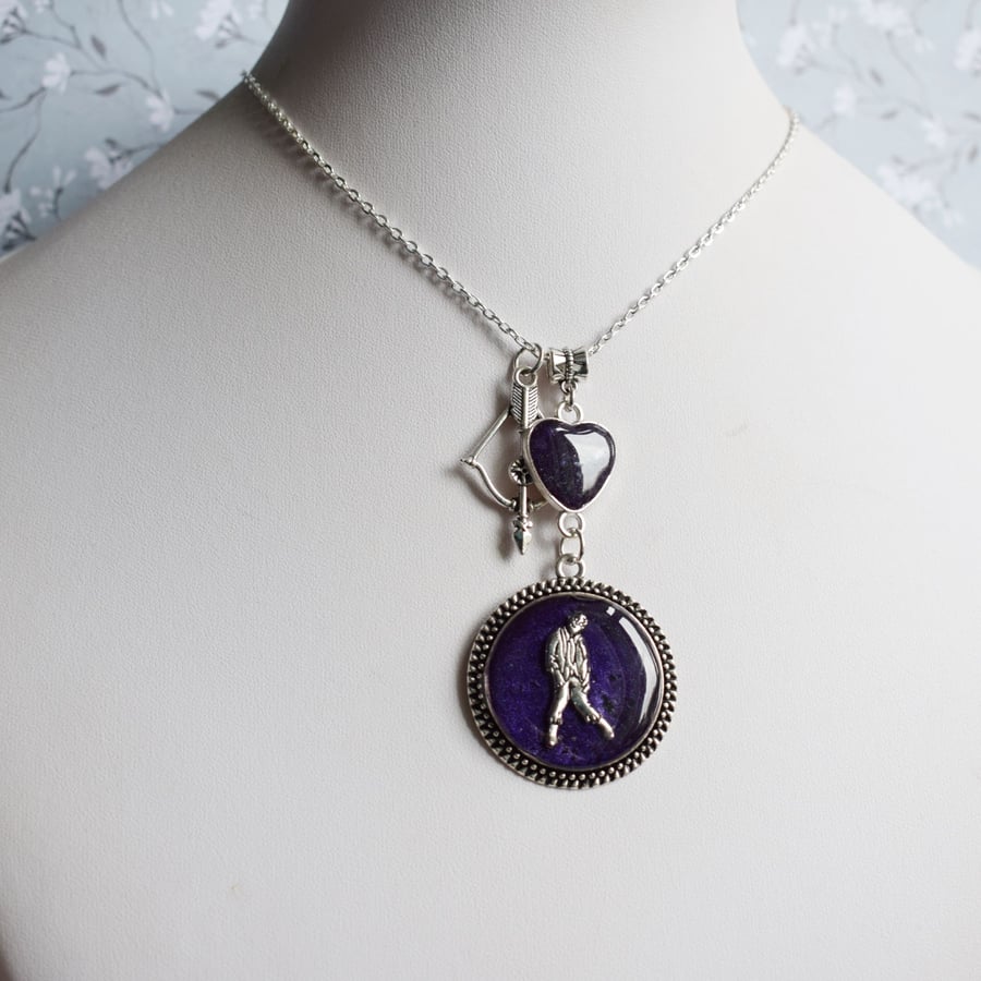 Zombie Hunter Necklace, Zombie Jewellery for Horror Fans