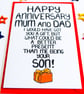 Funny Anniversary Card Happy Anniversary for Mum and Dad Best Gift from your Son - Image 5