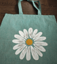 Hand painted tote bag 