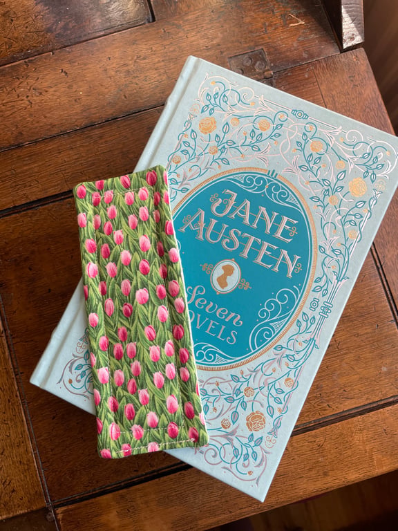 Tulip fabric Bookmark