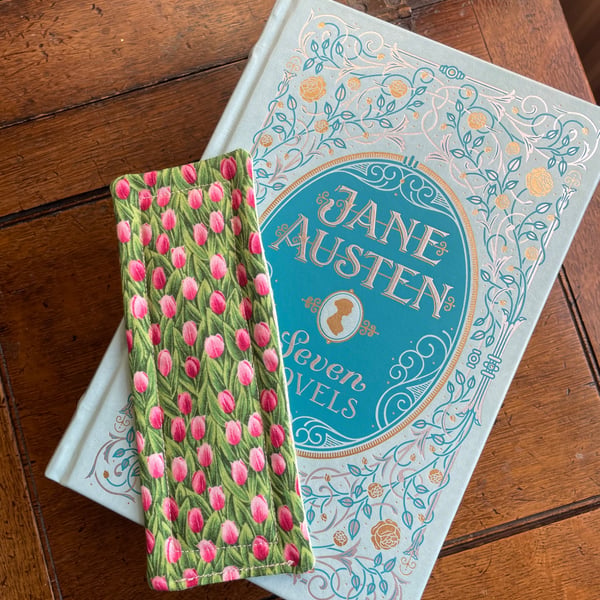 Tulip fabric Bookmark