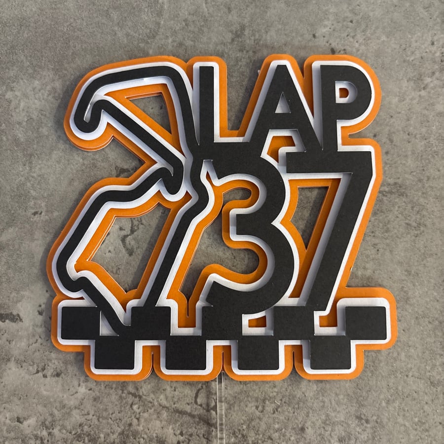 Formula 1 F1 SilverStone Track Personalised Topper 