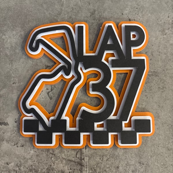 Formula 1 F1 SilverStone Track Personalised Topper 