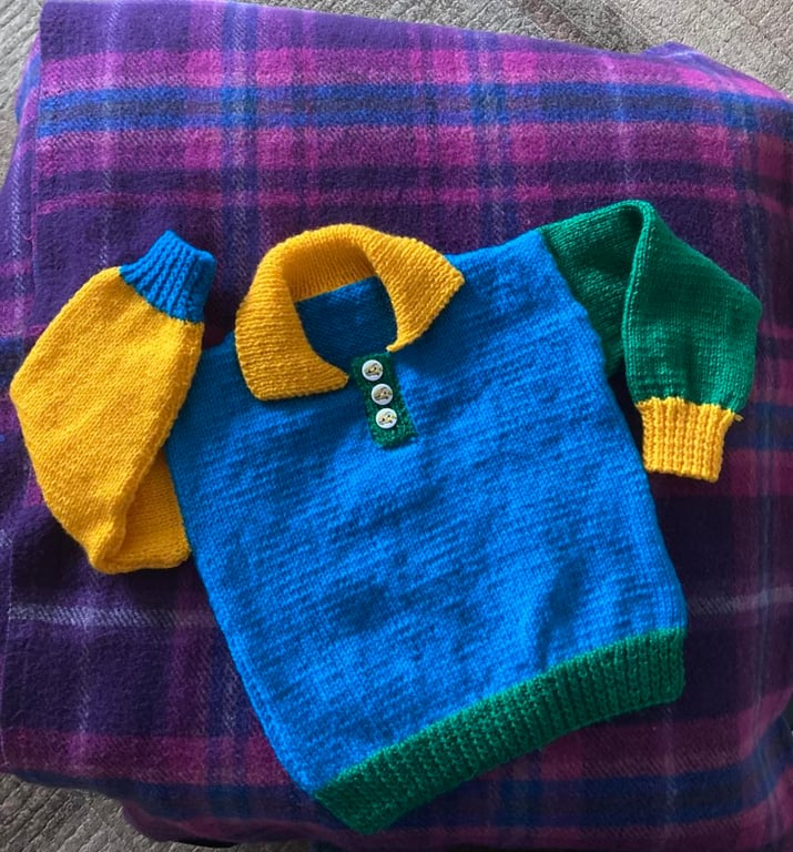 Toddlers Paintbox Jumper - Age 1 - 2 years