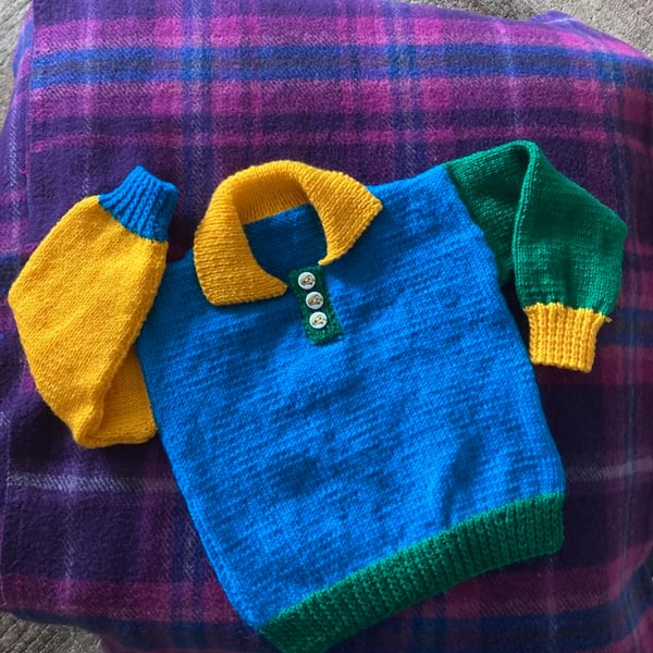 Toddlers Paintbox Jumper - Age 1 - 2 years