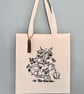 Illustrated “Life’s Better In The Garden” Printed Tote Bag  - Image 6