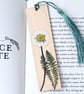 Pressed Flower Wooden Bookmark, Daisy - Image 3