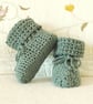 Bamboo baby booties, 0-6 months