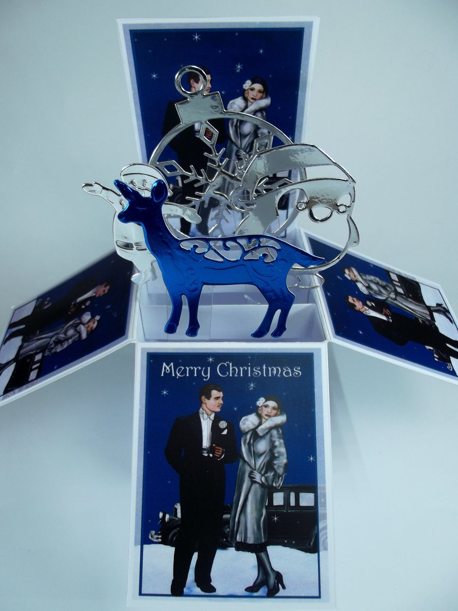 Art Deco Christmas Card