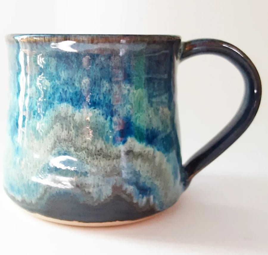 Tide at Night - Hand Thrown Stoneware Ceramic Mug