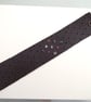  Leather Bookmark with Agate Centre Crystal Mix Chips Embossed Floral Pattern - Image 4