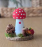 Handmade Wooden Toadstool Autumn Home Decor - Image 5