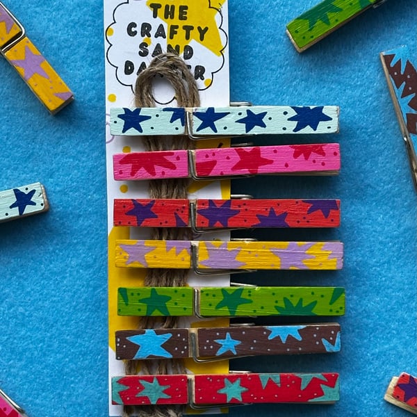 Starry picture hanging kit