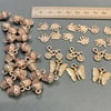 60 assorted alloy charms for crafting, jewellery cupcake, bike, cupid,  (cp6)
