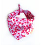 Love Hearts Valentines Dog Bandana - Small - Image 1
