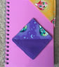 100% Cotton Bookmark hand crafted. Save the Page Unique modern square shape. - Image 8