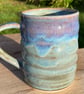 Wheel Thrown Stoneware Swirly MadeWithMud Mug - Image 2