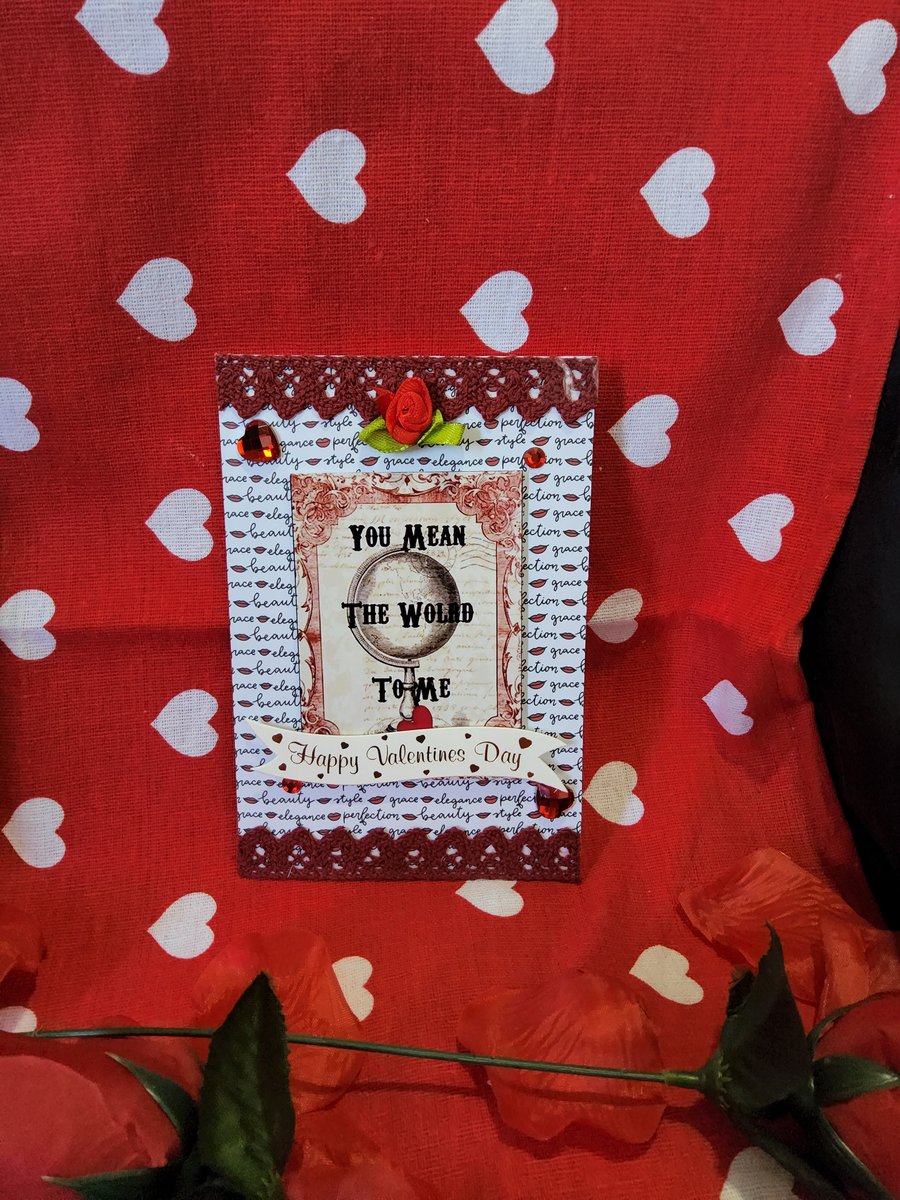 Valentines Greeting Card - The World