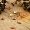 Silver Berry Stud Earrings