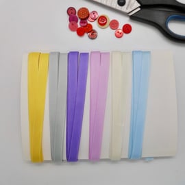 10mm grosgrain ribbon selection pack of 6 colours total 9 metres     