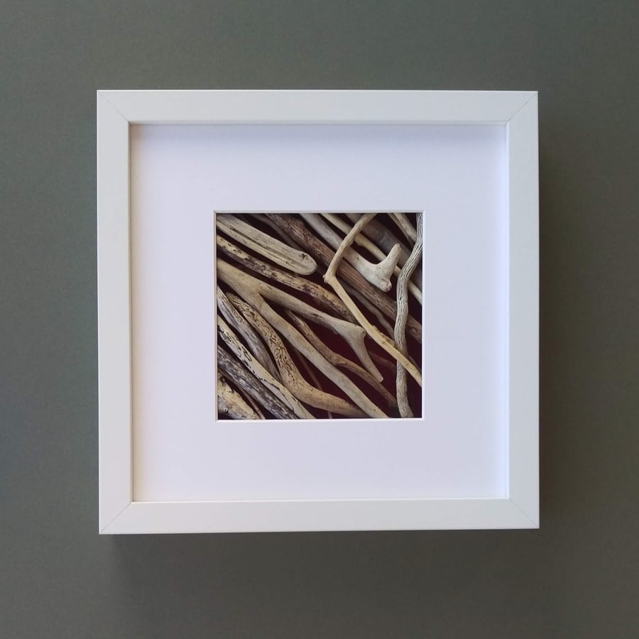 Driftwood Picture in box frame