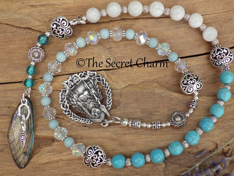 Norse Goddess Freya Pagan Prayer Beads, Wiccan Rosary