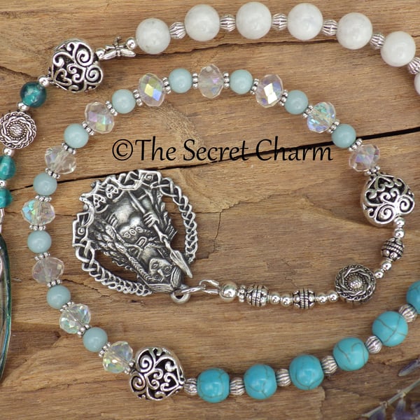 Norse Goddess Freya Pagan Prayer Beads, Wiccan Rosary