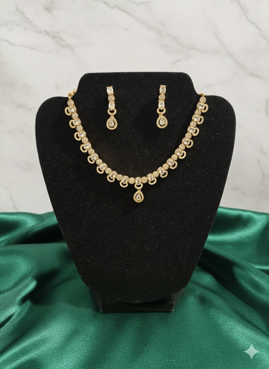 Gold and Silver Jewellery Set 